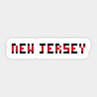 Pixel Hockey State New Jersey 2017 Sticker